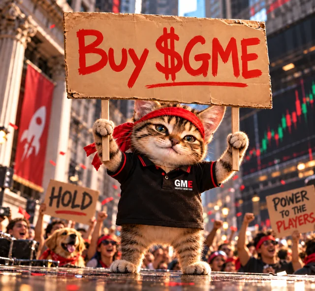 Buy $GME — original GME meme artwork