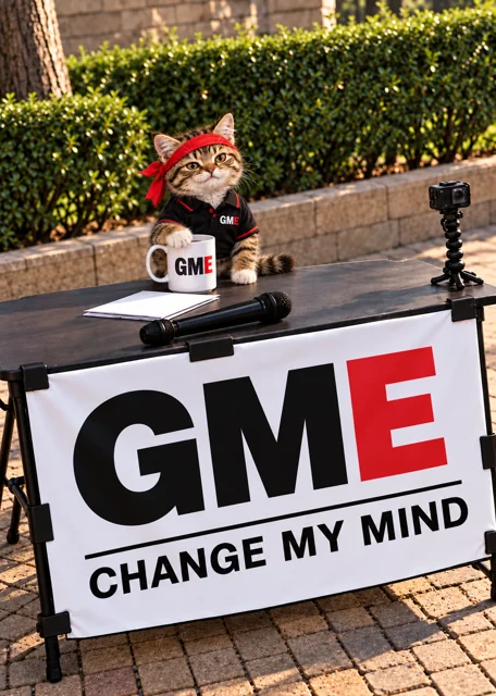 Change My Mind — original GME meme artwork